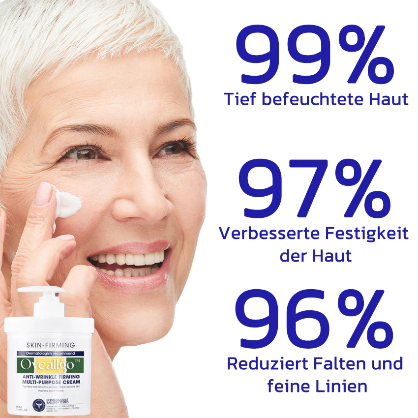 💞😍Letzter Tag Rabatt : 𝟕5% OFF🫧Oveallgo™ Erweiterte Straffende Faltenreduzierende Creme (Elastizität der Haut wiederherstellen)🌐