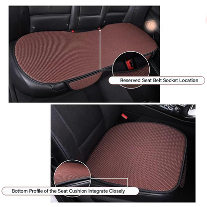 Ice Silk Anti-Slip Car Seat Pad For Summer: Breathable and Refreshing 🍃