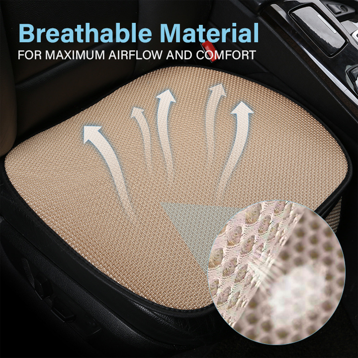 Ice Silk Anti-Slip Car Seat Pad For Summer: Breathable and Refreshing 🍃