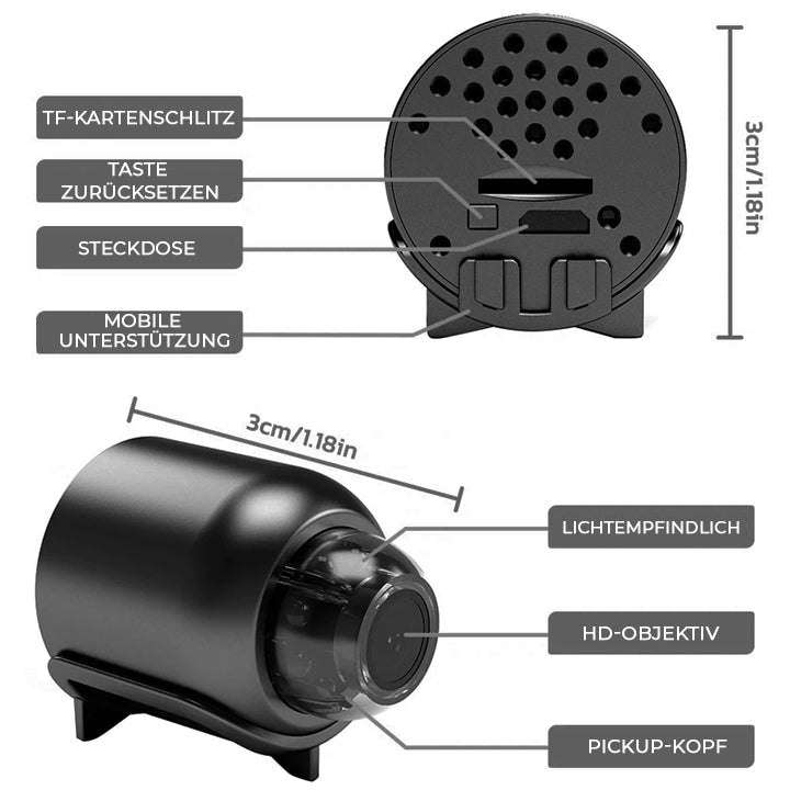 Oveallgo™ 1080P HD Nachtsicht Mini WIFI Kamera